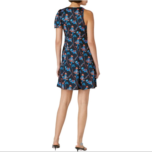 Thakoon Collection floral dress black daisy printed mini dress - Sz 4 - Picture 3 of 16
